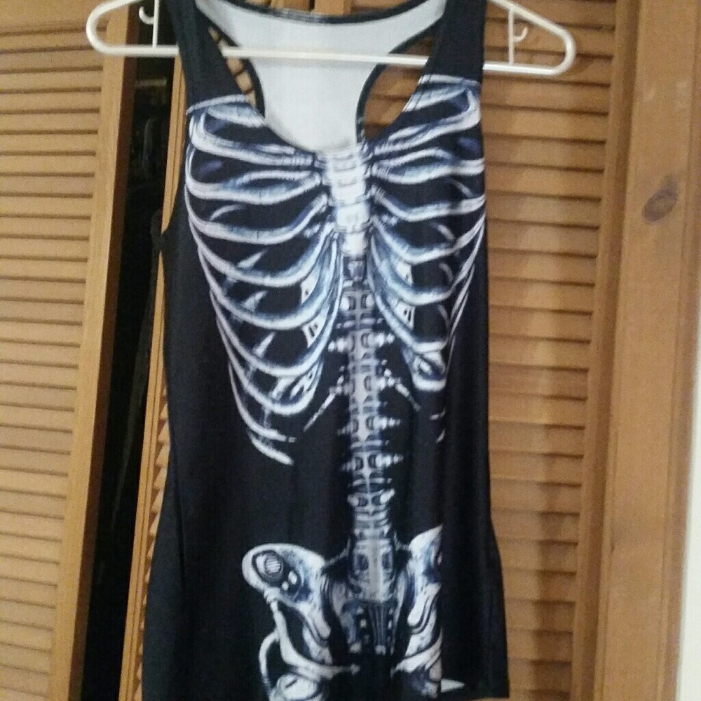 Skeleton tank top